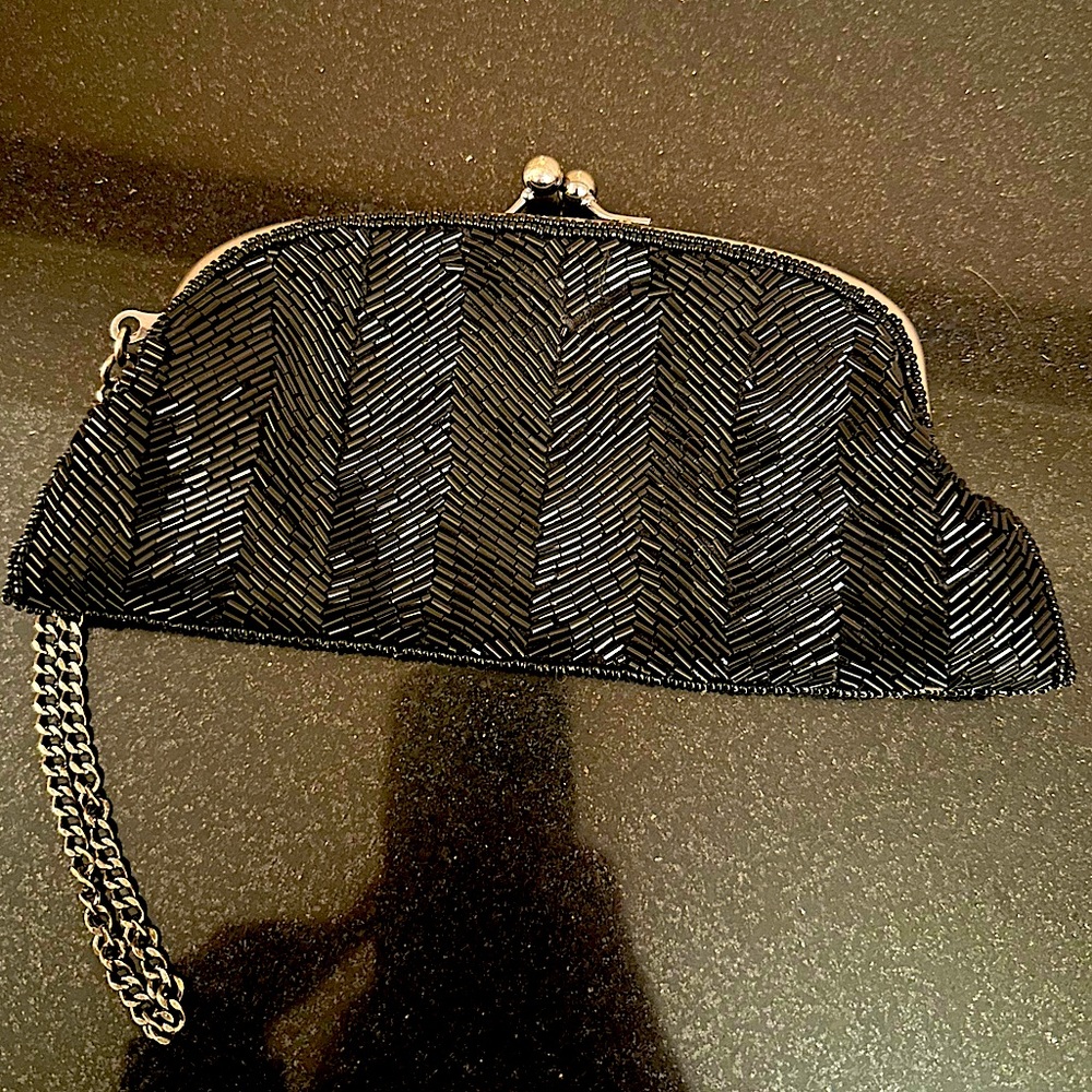 Vintage Limited Clutch, Black